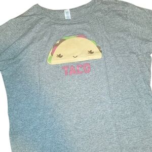 Gray "Cute Taco" TShirt